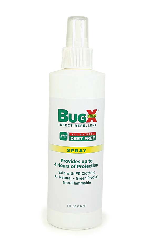 BugX DEET FREE Insect Repellent Spray, 8 oz Bottle